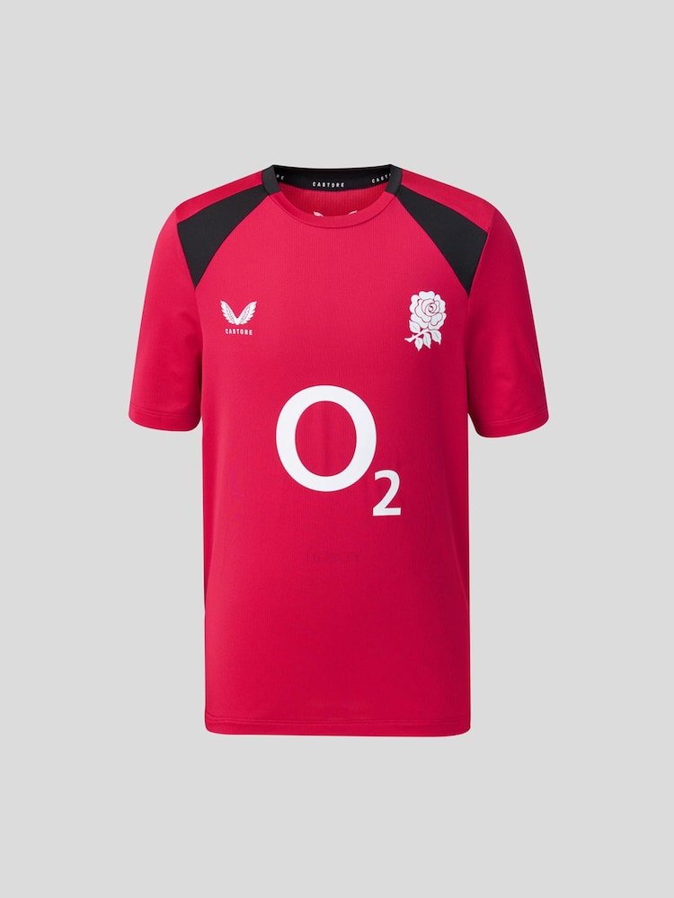 Castore Red Performance Short Sleeve T-Shirt - Image 1 of 4