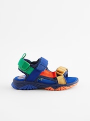 Bright Colourblock Light Up Trekker Sandals - Image 2 of 5