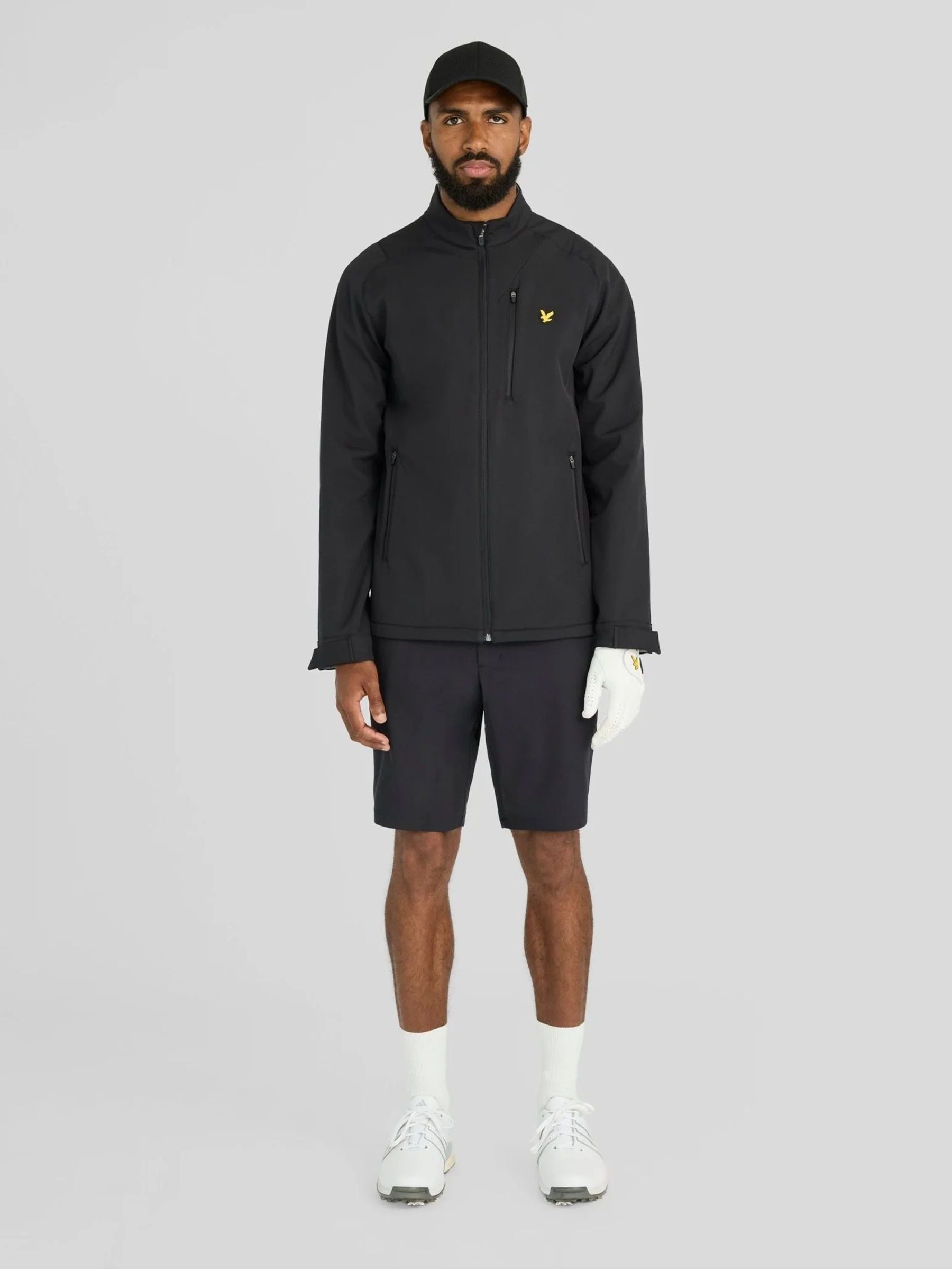 Buy Lyle & Scott Black Golf Fleece Lined Jacket from the Next UK