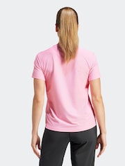 adidas Dark Pink Own The Run T-Shirt - Image 2 of 8