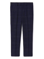 MOSS Blue Boys Check Trousers - Image 1 of 1