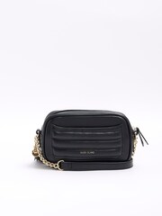 River Island Black Flap Front Soft Crossbody Bag - Image 2 of 4