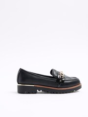 River Island Quilted Chain Branded Loafers - Imagem 1 de 4