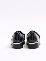 River Island Quilted Chain Branded Loafers - Imagem 3 de 4