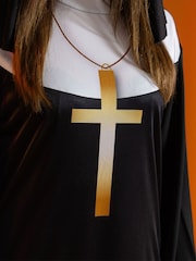 Vanilla Underground Black Nun Costume 2 Piece - Image 4 of 6