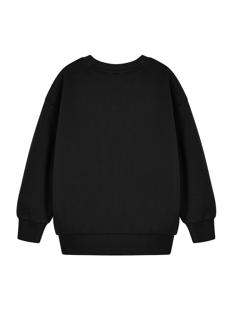 Vanilla Underground Black Beetlejuice Kids Say It Three Times Sweatshirt - Image 2 of 6