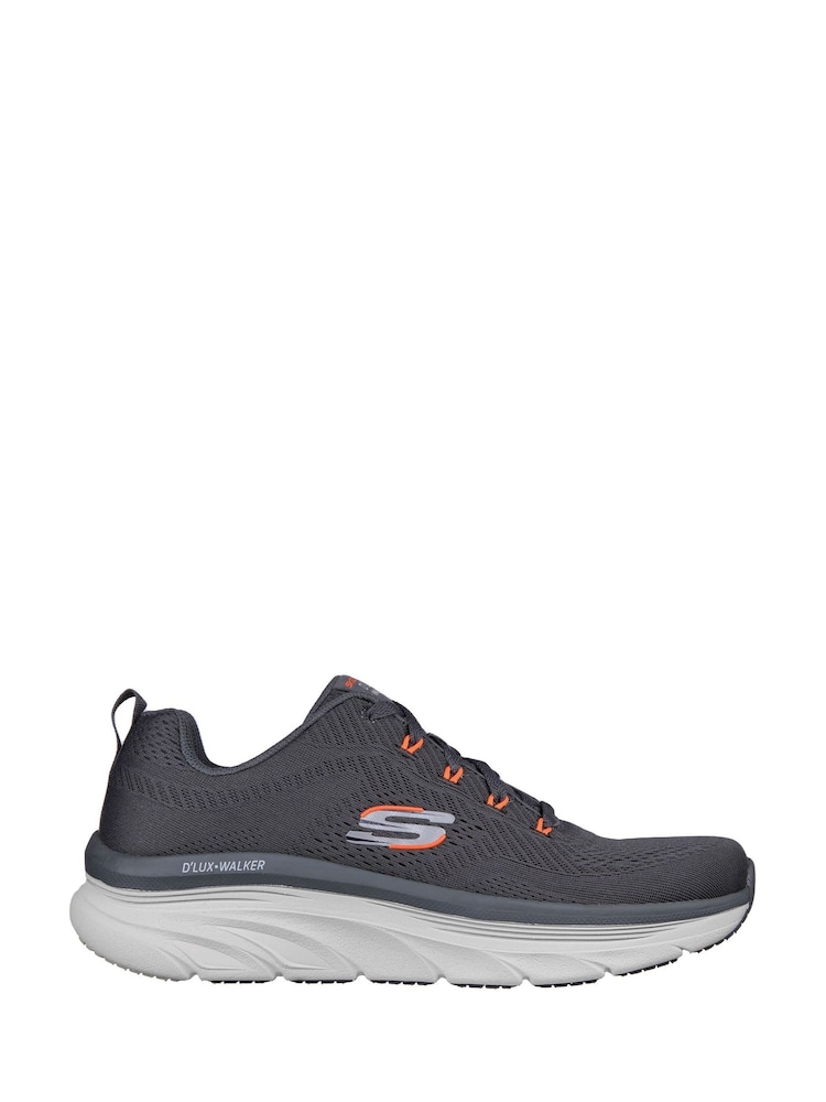 Skechers Grey Relaxed Fit: D'Lux Walker Meerno Shoes - Image 1 of 3