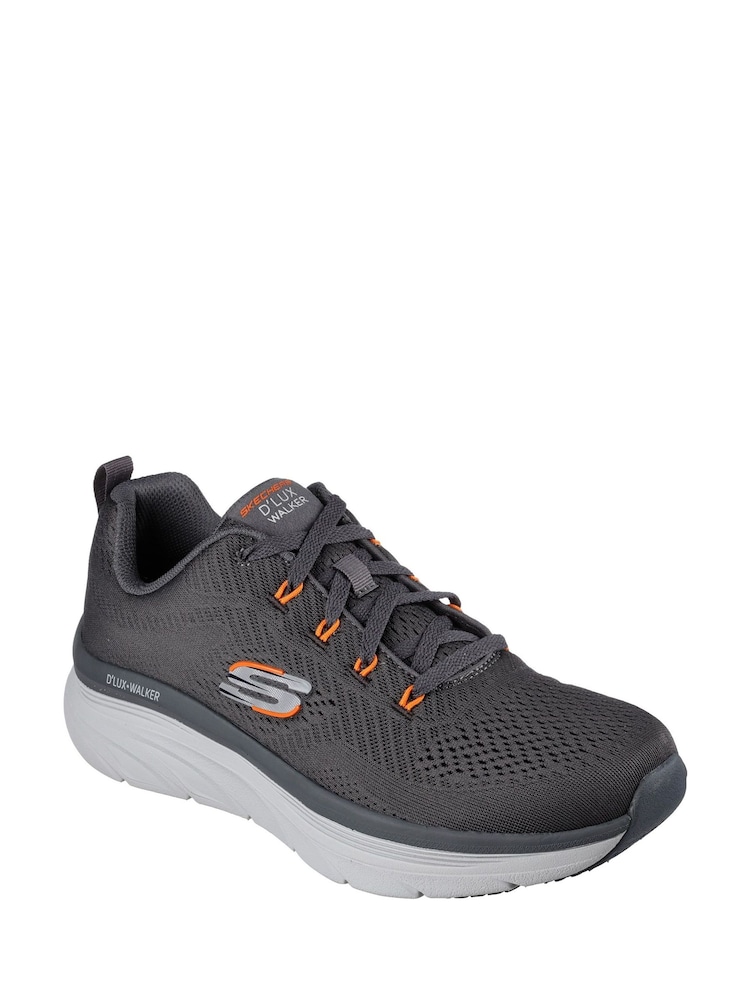Skechers Grey Relaxed Fit: D'Lux Walker Meerno Shoes - Image 2 of 3