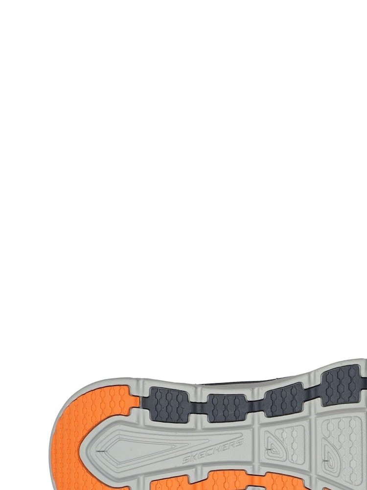 Skechers Grey Relaxed Fit: D'Lux Walker Meerno Shoes - Image 3 of 3