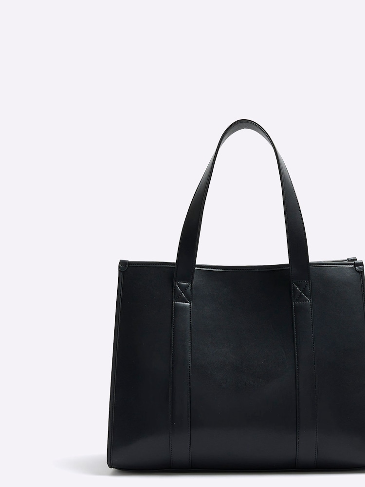 River Island Debossed Square Shopper Bag - Image 3 of 4