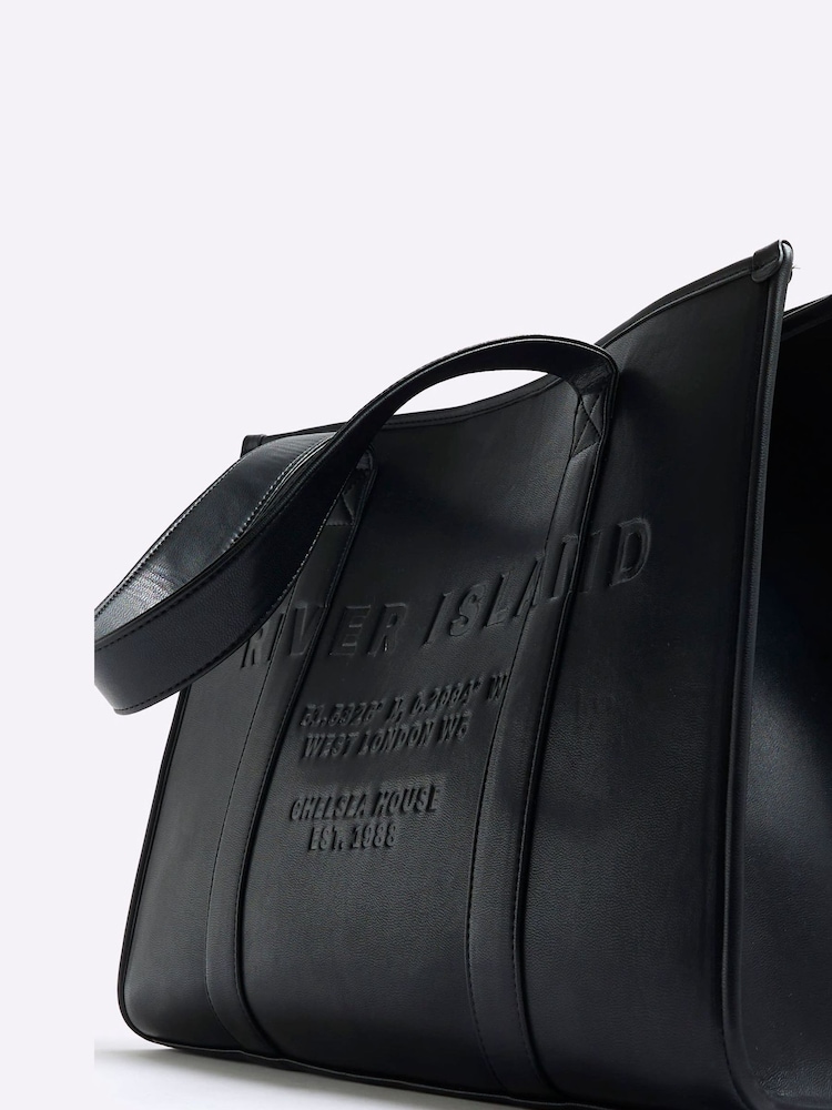 River Island Debossed Square Shopper Bag - Image 4 of 4
