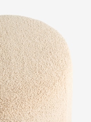 French Connection Mink Kari Teddy Boucle Stool - Image 3 of 4