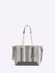 River Island Grey Panelled Wing Tote Bag - Image 1 of 4