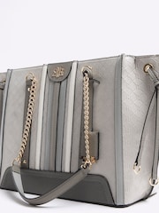 River Island Grey Panelled Wing Tote Bag - Image 4 of 4