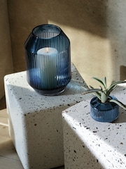 LSA International Silver Rotunda Lantern Vase H26cm - Image 1 of 1