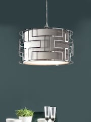 Chrome Grosvenor Easy Fit Lamp Shade - Image 1 of 6