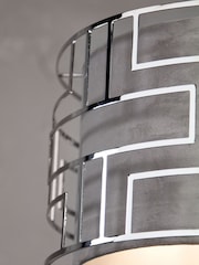 Chrome Grosvenor Easy Fit Lamp Shade - Image 2 of 6
