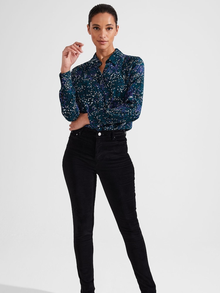 Hobbs Blue Petra Shirt - Image 1 of 4 Hobbs Blue Petra Shirt - Image 1 of 4