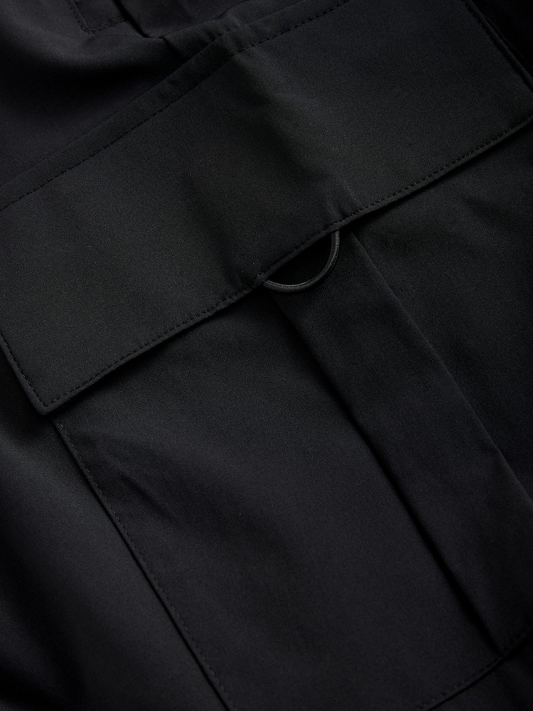 Black Woven Active Cargo Joggers - Image 11 of 11