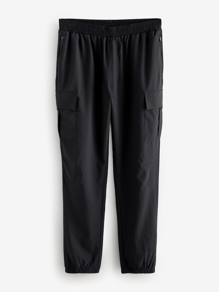 Noir - Pantalon de jogging cargo actif tissé - Image 9 of 11
