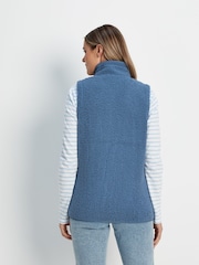 Blau - Tog 24 Carlan Weste aus Teddy-Fleece - Bild 2 von 9
