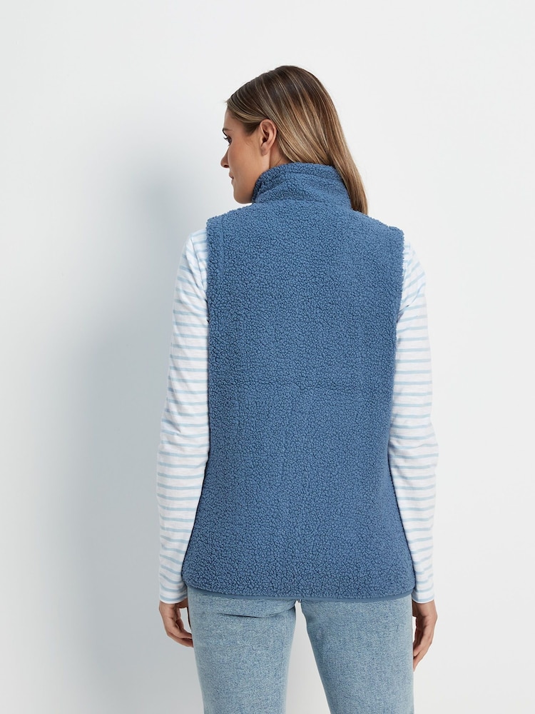 Blau - Tog 24 Carlan Weste aus Teddy-Fleece - Bild 2 von 9