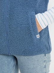 Blau - Tog 24 Carlan Weste aus Teddy-Fleece - Bild 8 von 9