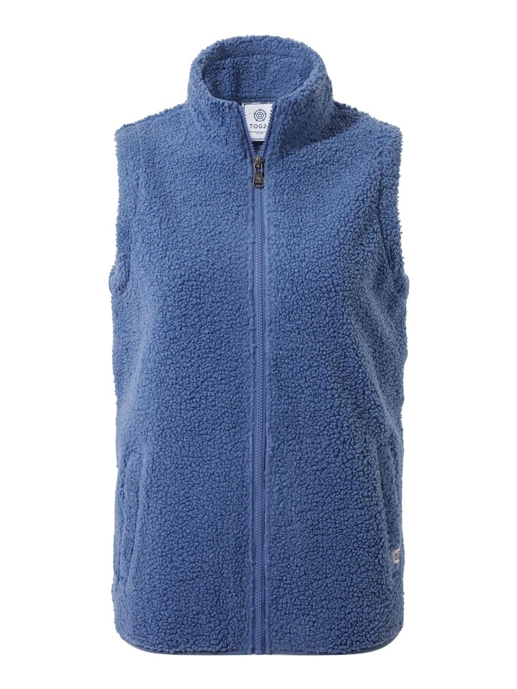 Blau - Tog 24 Carlan Weste aus Teddy-Fleece - Bild 9 von 9