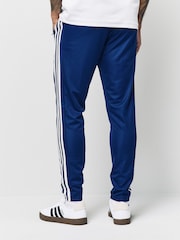 adidas Blue Train Essentials 3-Stripes Training Joggers - Image 3 of 5
