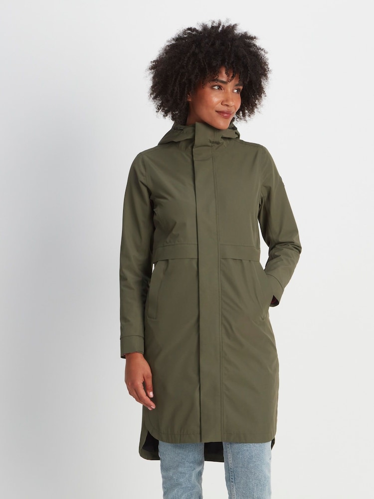 Tog 24 Green Long Saunter Waterproof Jacket - Image 1 of 9