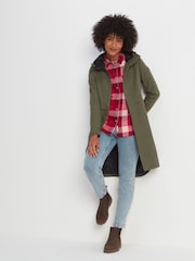 Tog 24 Green Long Saunter Waterproof Jacket - Image 4 of 9