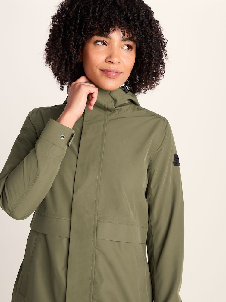 Tog 24 Green Long Saunter Waterproof Jacket - Image 5 of 5