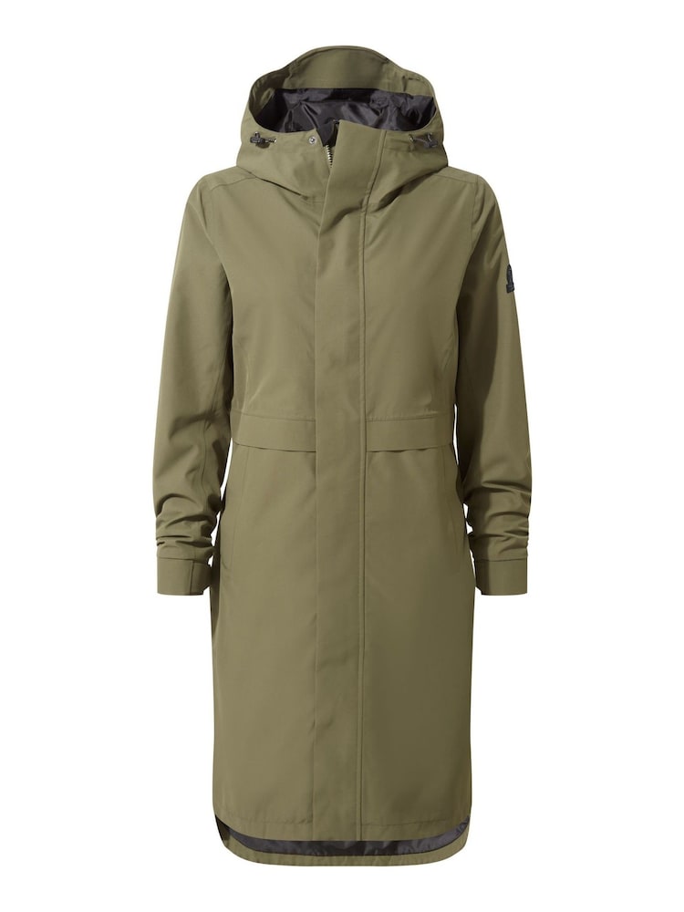 Tog 24 Green Long Saunter Waterproof Jacket - Image 9 of 9