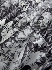 Morris & Co. Monochrome Chrysanthemum Mesh Mini Dress - Image 7 of 7