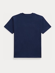 Polo Ralph Lauren Blue Collegiate Logo Jersey T-Shirt - Image 2 of 2