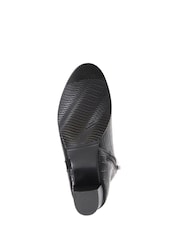 Pavers Wide Fit Heeled Black Ankle Boots - Image 5 of 5