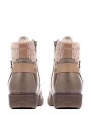 Pavers Brown Lace Up Ankle Boots - Image 3 of 6