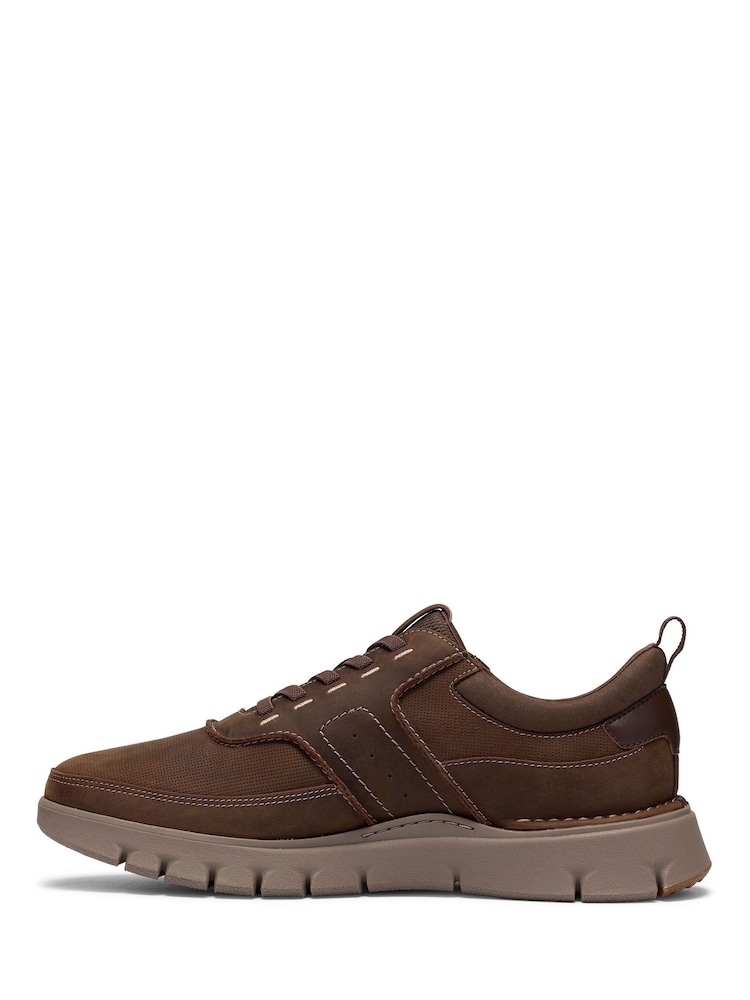 Clarks Brown Step365 Style Shoes - Image 2 of 6 Clarks Brown Step365 Style Shoes - Image 2 of 6