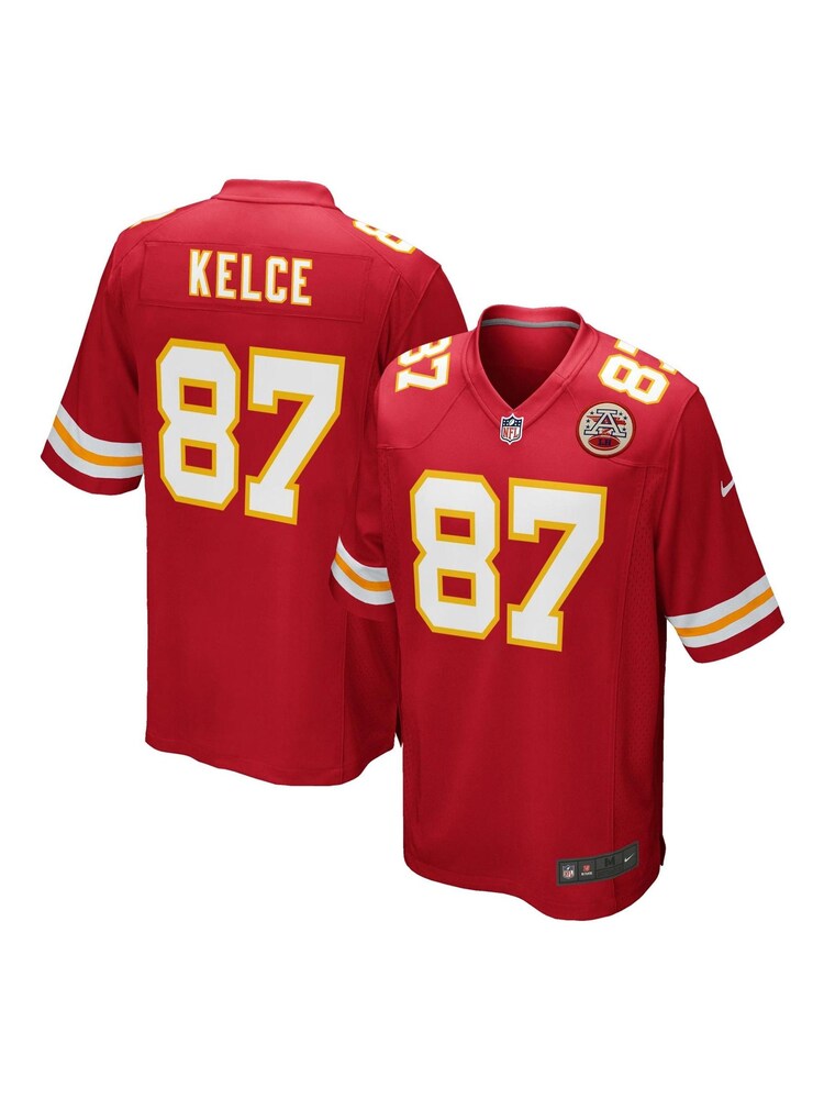 Nike Red NFL Kansas City Chiefs Home Game Jersey - Travis Kelce Youth - Image 1 of 1