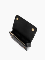 Dune London Black Ground Edorchie Quilted Shoulder Bag - Image 1 of 3