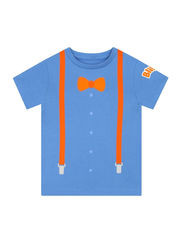 Character Blue 100% Cotton Blippi T-Shirt - Image 1 of 8