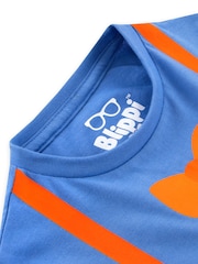 Character Blue 100% Cotton Blippi T-Shirt - Image 3 of 8