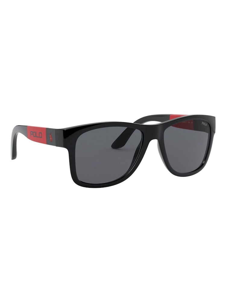 Polo Ralph Lauren Black Sunglasses - Image 1 of 6