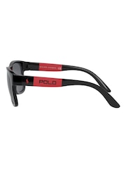 Polo Ralph Lauren Black Sunglasses - Image 6 of 6