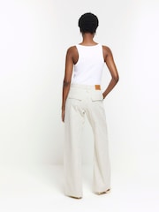 River Island White Stripe Tailored Jeans - Image 2 of 6
