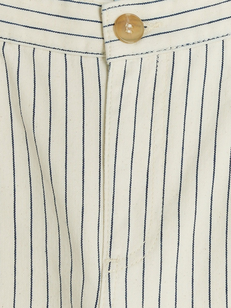 River Island White Stripe Tailored Jeans - Image 6 of 6