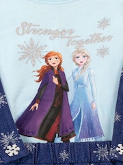 Character Disney Frozen Anna and Elsa Pinafore Star Dress - Image 3 of 3