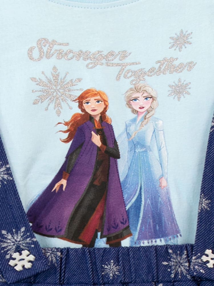 Character Disney Frozen Anna and Elsa Pinafore Star Dress - Image 3 of 3