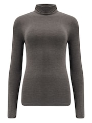 Pour Moi Dark Grey Roll Neck Round Neck - Image 3 of 4