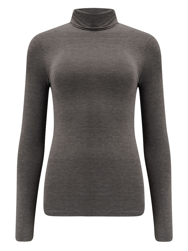 Pour Moi Dark Grey Roll Neck Round Neck - Image 3 of 4